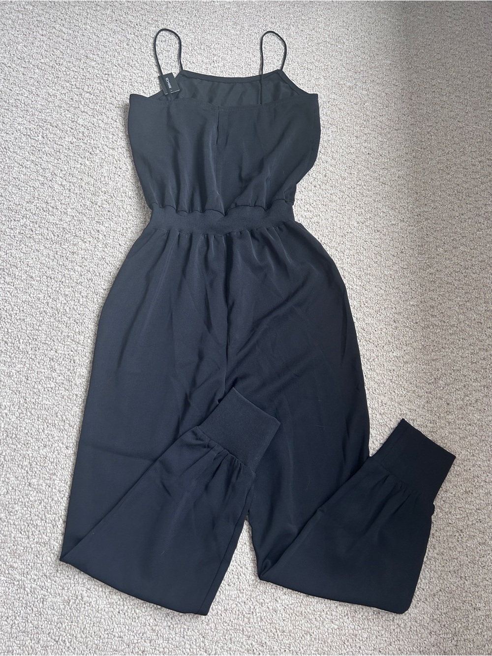 RW&CO. Black Spaghetti-Strap Jumpsuit - Picture 3 of 5